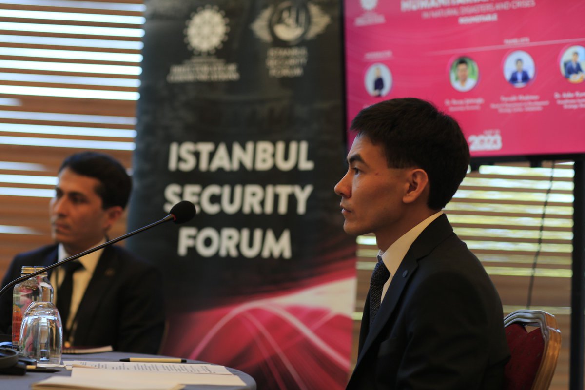 IstSecForum's tweet image. 📌 The Istanbul Security Forum's roundtable session "Humanitarian Security in Natural Disasters and Crises" focused on the ways for ensuring human security during the times of crises and natural disasters.

@ecebaban
@recepsehitoglu
Farrukh Khakimov
Dr. Aidar Kurmashev