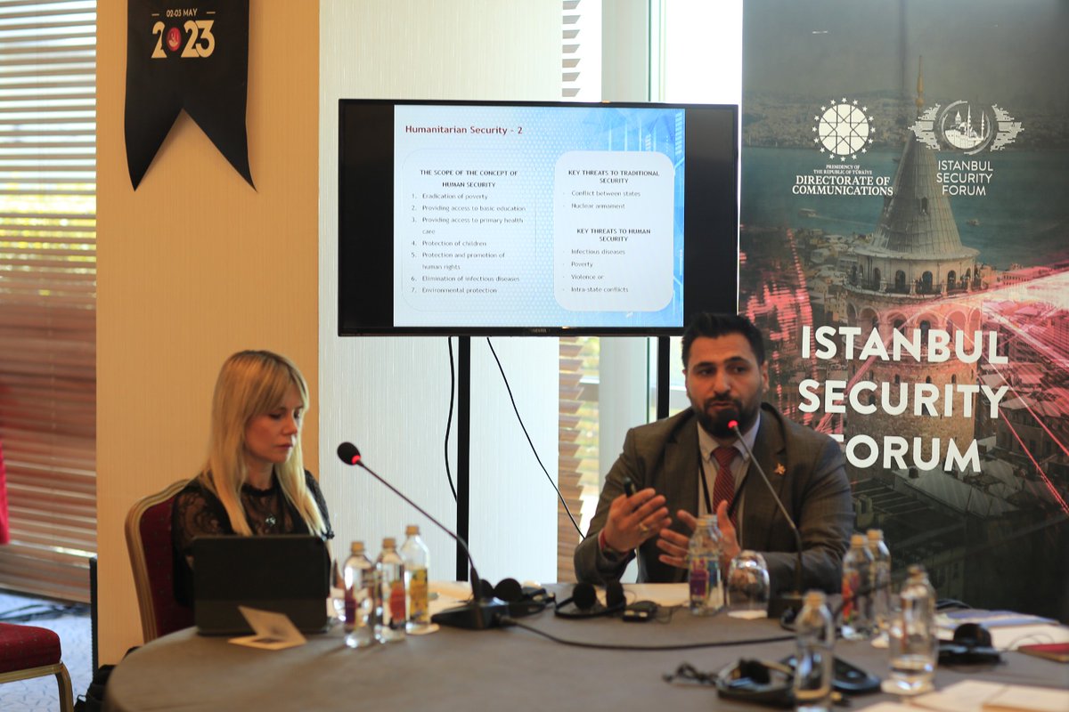 IstSecForum's tweet image. 📌 The Istanbul Security Forum's roundtable session "Humanitarian Security in Natural Disasters and Crises" focused on the ways for ensuring human security during the times of crises and natural disasters.

@ecebaban
@recepsehitoglu
Farrukh Khakimov
Dr. Aidar Kurmashev