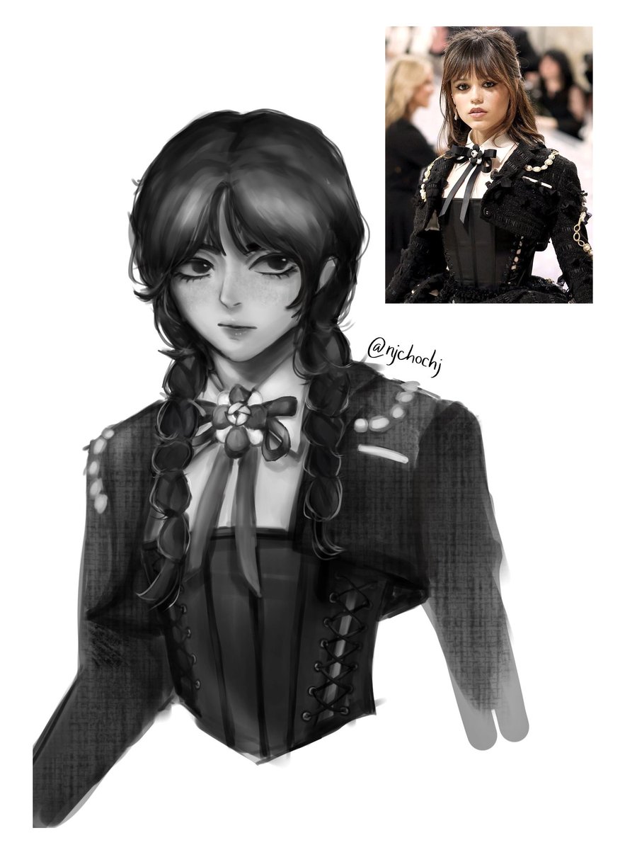 nichochj's tweet photo. vk emma ^^

#jennaortega #JENNIEatMETGala #wednesdayaddams https://t.co/LhwbPOLWu4