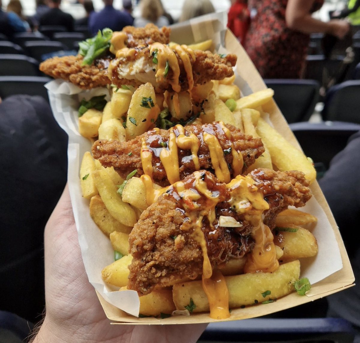 Footy Scran on Twitter "Chicken and chips at Tottenham Hotspur
