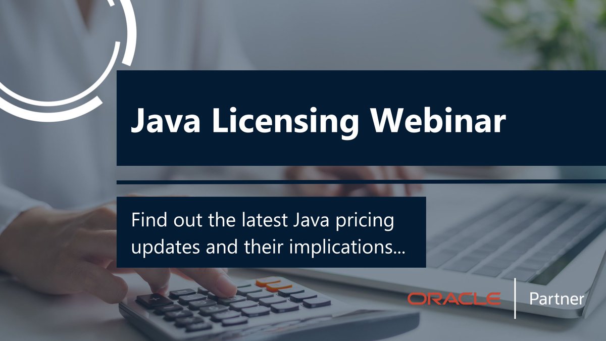 dsp_uk's tweet image. Attention Java users! Join us for an informative webinar on Java Licensing changes happening on May 17th at 11 am GMT. Stay ahead of the game, and learn how the recent pricing changes could impact your business. Register now... bit.ly/3HASbfW
#JavaLicensing #licensing