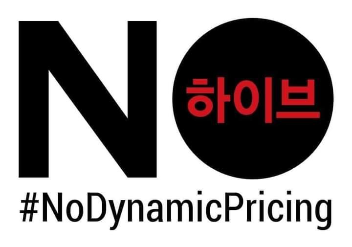 paaocm23's tweet photo. #NoDynamicPricing 
#하이브티켓값뻥튀기반대 https://t.co/RXDGh99pyy