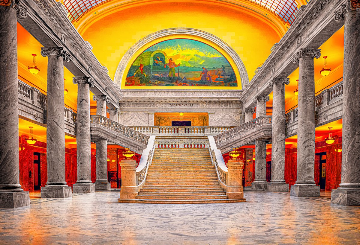 Grand design of capitol building in SLC.