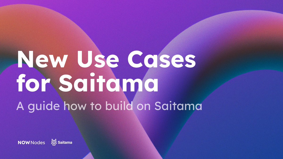 NOWNodes's tweet photo. #NOWDev x Saitama

More use cases is always a good idea for such powerful platforms as @WeAreSaitama ⚡️

This time we’re expanding the ecosystem building Price Alert Bot - a useful tool for holders and investors.

Connect to Saitama: https://t.co/tg9En3JvxU

A 🧵 👇🏻 https://t.co/Y0bPhO3Kn4