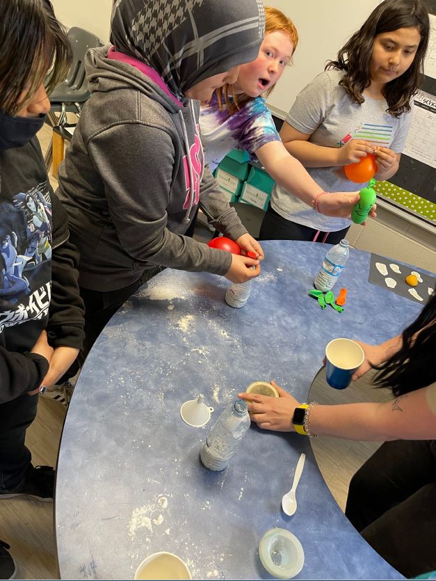 For mental health week Grade 5/6 B class made their own stress balls. #MyStory #bdnmb