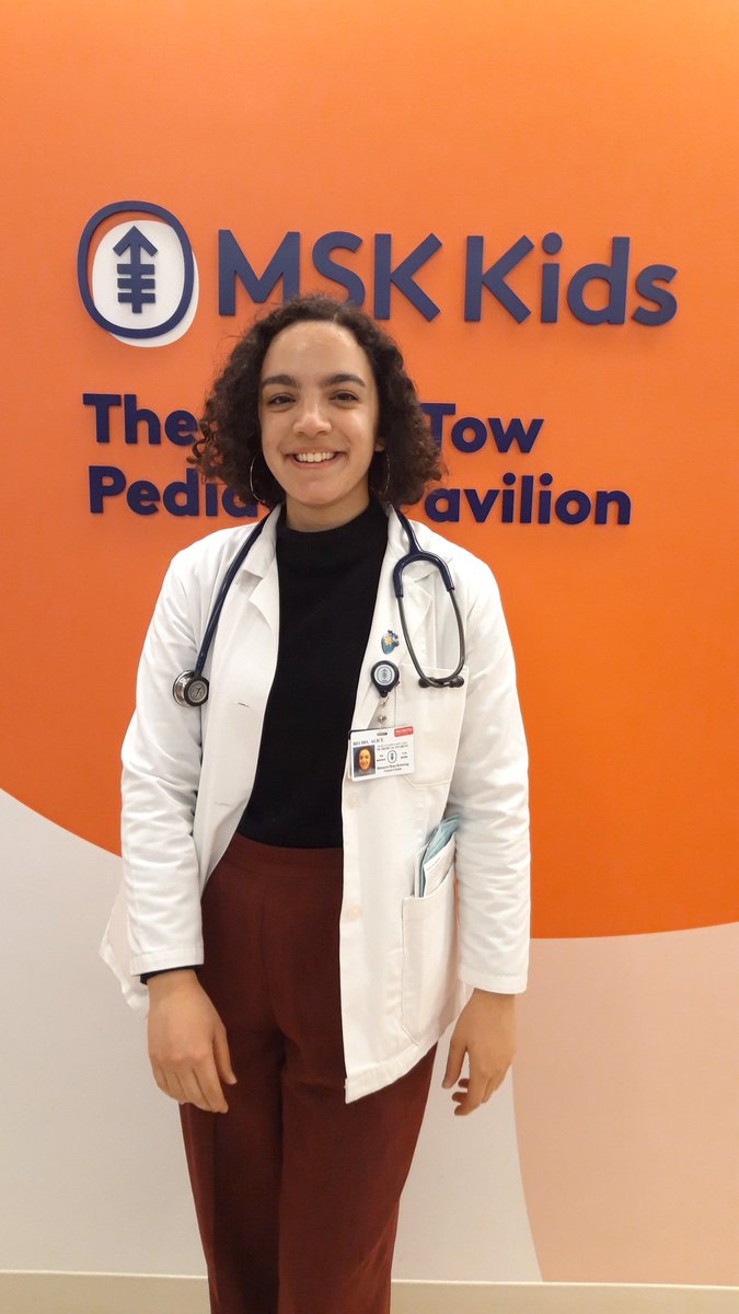 Rotating at @MSKCancerCenter as part of a pediatric subinternship has been an amazing learning experience! With it, I conclude my time as a medical student. I am beyond grateful. The journey towards pediatric hematology oncology continues❤