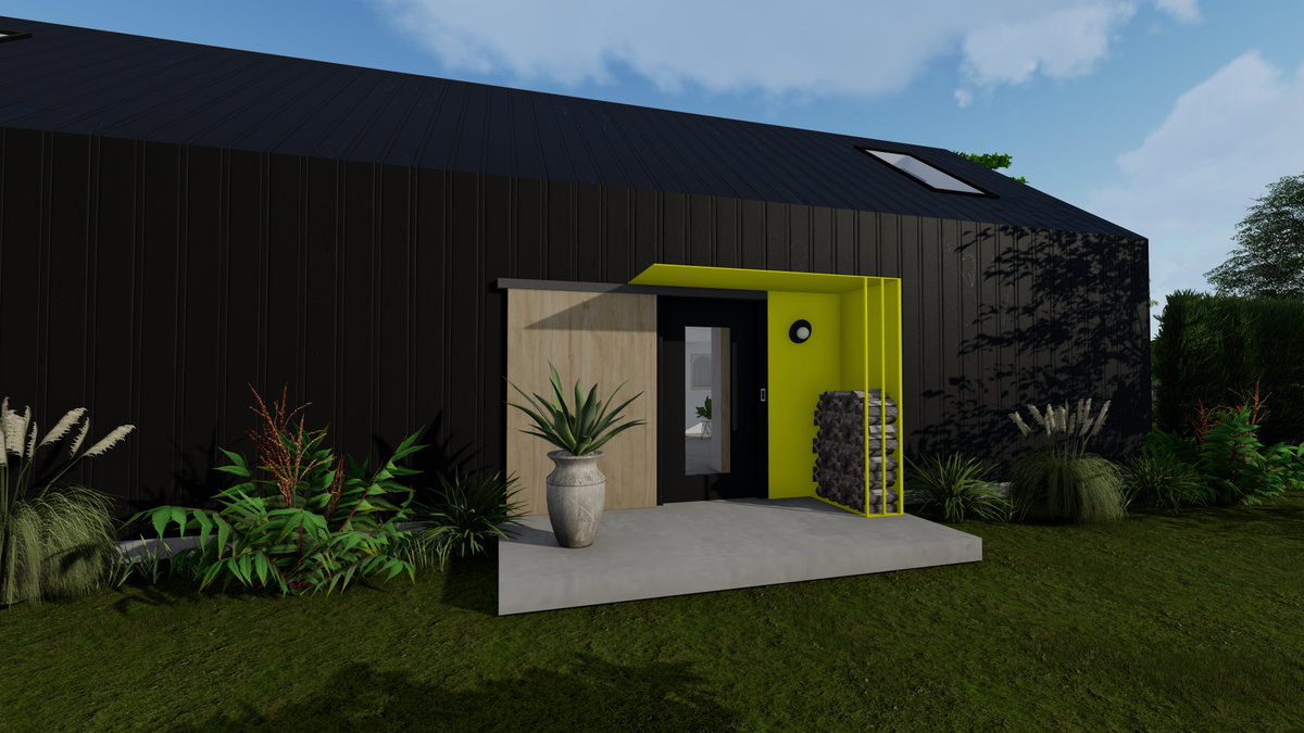 A lot of people don't know what I do outside of Web3. I'm a 3D designer/renderer.  I work primarily with creative agencies in the fashion and tech sectors and do architectural and interior renders. Here's a sample of a spec house I designed and hope to build in the future.