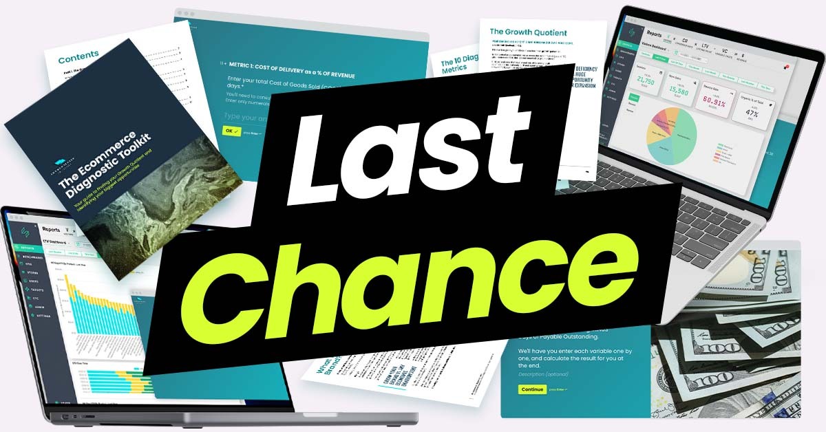 Last chance alert! ⏰Today's the final day for Early Bird Pricing on the Ecommerce Diagnostic Toolkit. 

Get your hands on it to uncover your brand's growth potential, strengths, weaknesses, and action plan.

Don't wait, grab this offer before midnight PT!
commonthreadco.com/products/ecomm…
