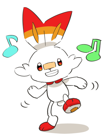 ヒバニー 「ニンババニンババ」|のーびっ🕺うえ↑うえ↑よーこっ→よーこっ←のイラスト