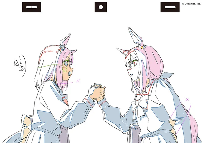彼女たちは走り続ける。  アニメ『ウマ娘 プリティーダービー ROAD TO THE TOP』第4話の原画を公開させていただきます。  ▼第4話ご視聴はこちら!  #サイピク #CygamesPictures #ウマ娘 #ウマ娘ロードトゥーザトップ