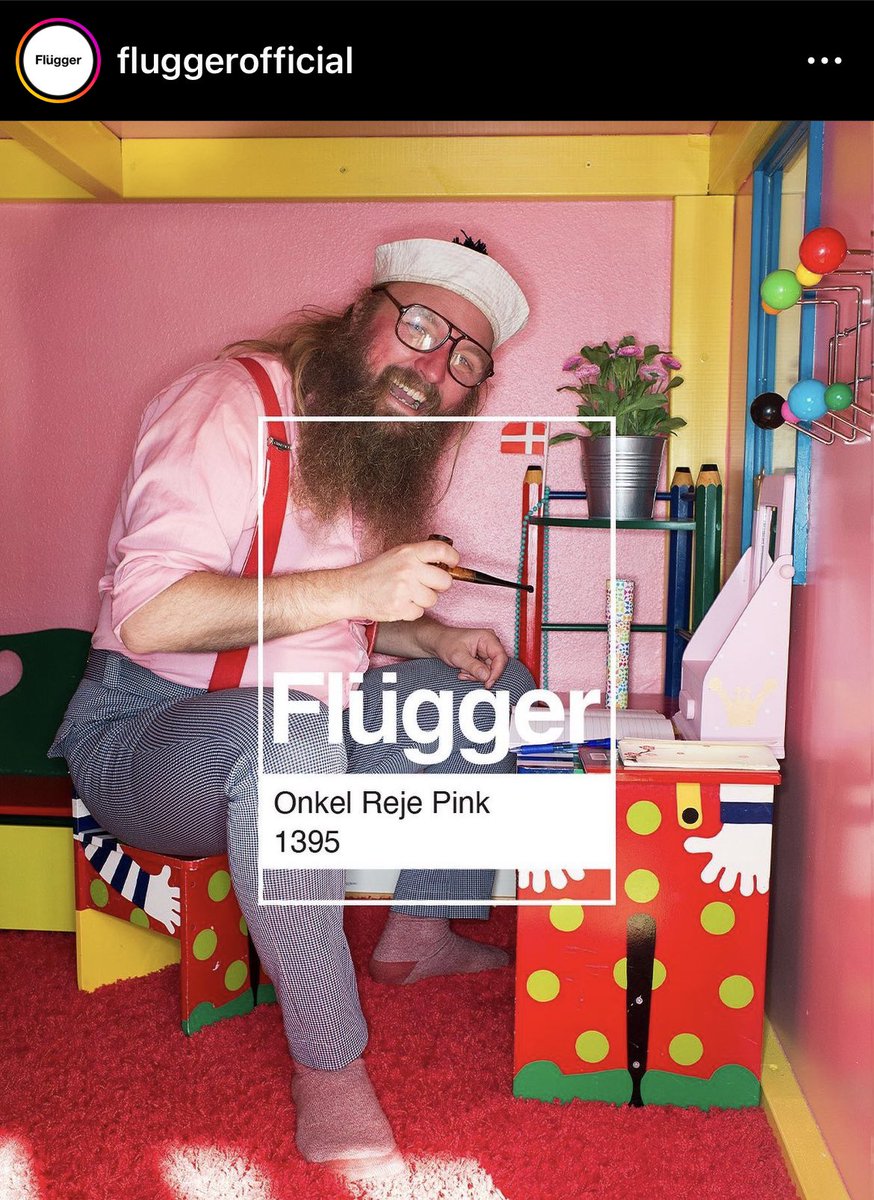 larscopenhagen's tweet photo. Dagens bedste reklame på instagram
#onkelreje #flugger #flügger #maling #woke #pink https://t.co/zj0T4nOD9U
