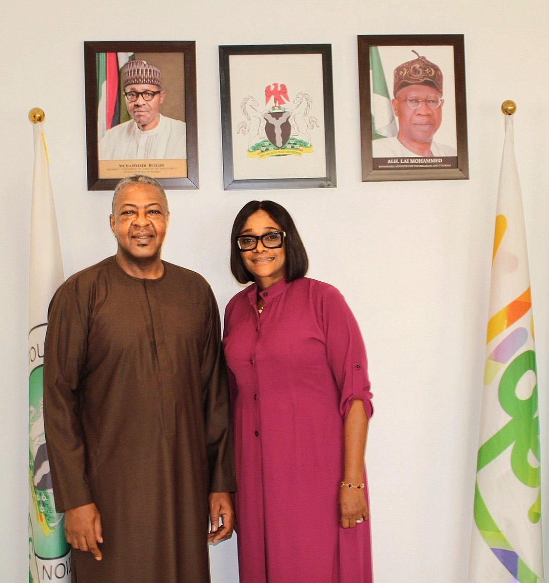dgntdc's tweet photo. Courtesy visit by Ime Udoh, President of Nigeria Tour Operators #NATOP, and her team. #NTDA #TourNigeria #NigerianFlavours #DomesticTourism https://t.co/5MCXP4c0aM