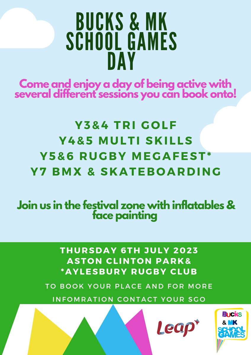 School Games - Wycombe & Marlow (@schoolgameswm) on Twitter photo 