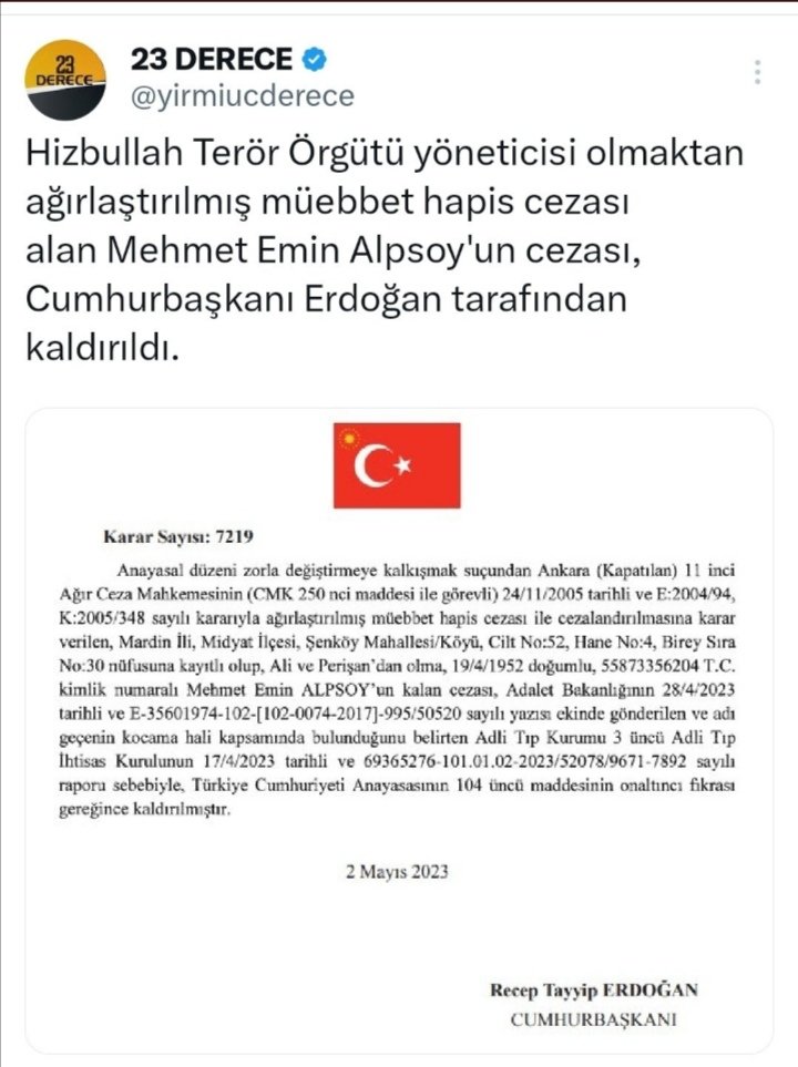 Hani teröriste af yoktu şimdi bu ne? Kocamış mış oldu benim gencecik kardeşim bir iftira ile hapis yatsın biz hizbullahı serbest bırakalım. Adaletiniz bumu sn <a href="/RTErdogan/">Recep Tayyip Erdoğan</a>
#GenelAf
