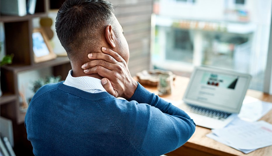 Neck pain is becoming just as common as back pain in older adults. See why experts like <a href="/ChristineGoertz/">Christine Goertz</a> say combining basic adjustments and stretches with massages, heat pads or ice packs can go a long way in treating this nagging pain: aarp.org/health/healthy…