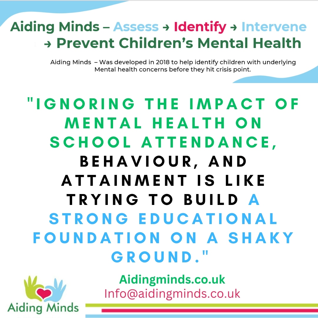Ignoring the impact of #mentalhealth on school attendance, behaviour and attainment....

#MentalHealthAwareness #wellbeing #wellness #safeguarding #safeguardingchildren #dsl #teenmentalhealth #schools #camhs #nhs #cahmswaitinglist #headteacher #principal
