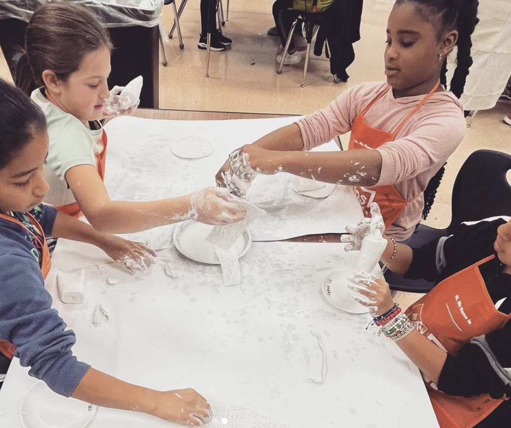 5th Grade in the process of working with Plaster Strips for their 3D unit! <3