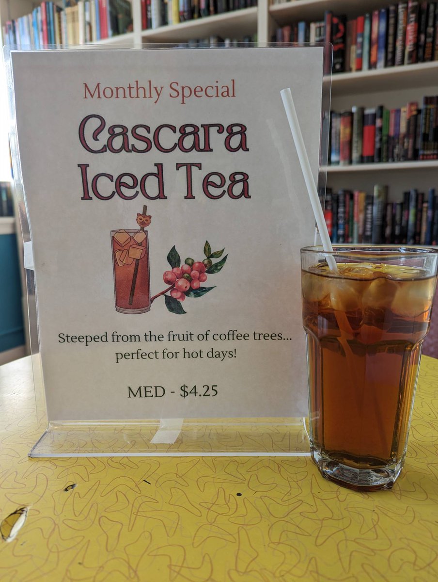 Nothing beats the heat like a good glass of iced tea, especially one made from coffee cherry berries! Introducing the Cascara Iced Tea, a light, refreshing tea. Add a splash of honey or some vanilla syrup to give it a kick of sweetness and enjoy the hot weather 🌞