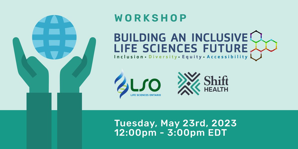 Shift Health is hosting a #Workshop with BILSF and @LifeSciencesON. Speakers will share knowledge, tools, and approaches for #CanadianLifeSciencesOrganizations to progress towards inclusion, diversity, equity and accessibility. Register here: lifesciencesontario.member365.ca/public/event/d…