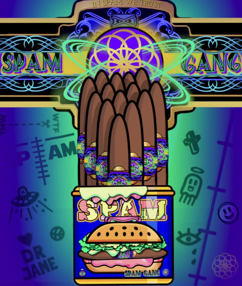 KenFt77's tweet photo. Cigar Lounge Art addition for the #SpamGang of @ThePossessedNFT @Tokes_NFT https://t.co/EuXUwUwwEo