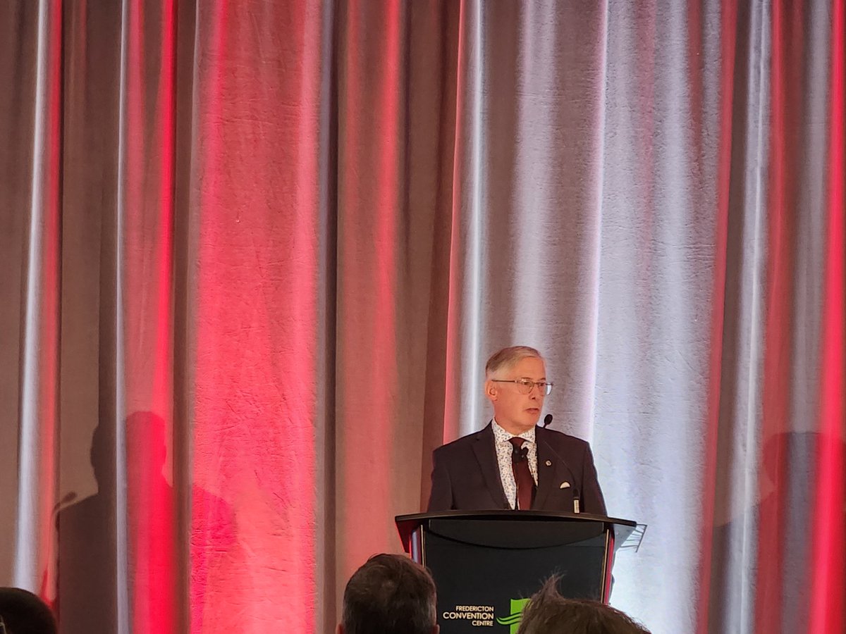 DARLACAMPBELL's tweet photo. Jacques Dube, former CAO of Halifax Regional Municipality, gives keynote address. #CNAM2023 #assetmanagement Big challenge is the lack of investment to meet "state of good repair" expectation. https://t.co/IH0GgqA6IU
