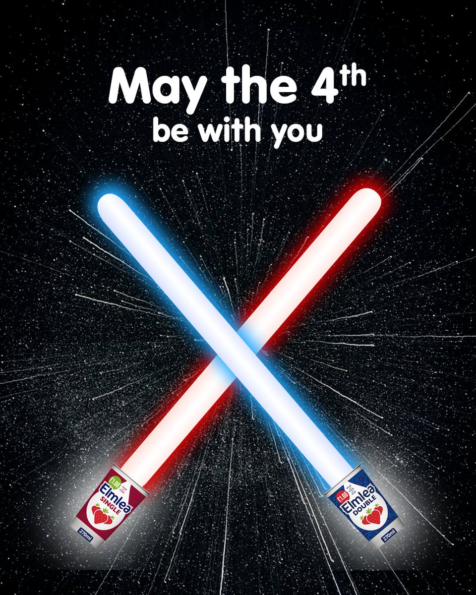 It's the ultimate battle: Single Vs Double. Which side are you on?​

#StarWarsDay  #MayThe4thBeWithYou  #Elmlea
