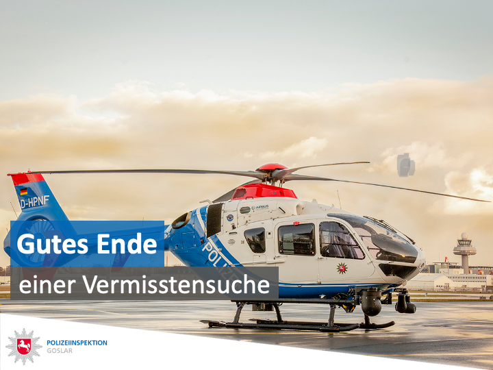 🕵Vermisstensuche erfolgreich🚁
Ein 9-Jähriger aus Othfresen wurde heute im Verlauf des Nachmittags im Bereich rund um Othfresen durch Einsatzkräfte der Polizeiinspektion Goslar gesucht. Auch ein Hubschrauber wurde gegen 16.30 Uhr eingesetzt. Story 👉: fcld.ly/3usnkyq