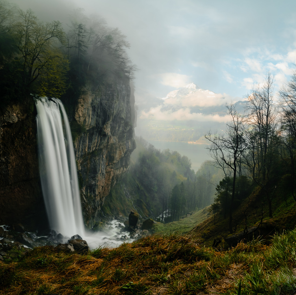 Seerenbach Falls in Amden, Switzerland. Easily one of the most magical places I've ever been. If you ever want to experience a fairytale firsthand, do yourself a favor and visit Switzerland [OC] [6762x6752] via /ChickenFriedLife ift.tt/D8r4HPd