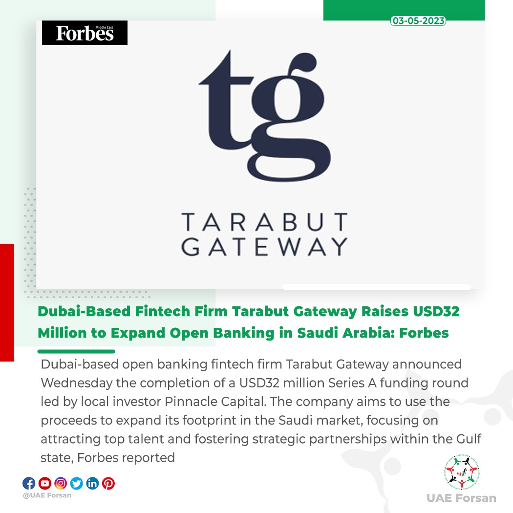 UAE Forsan on Twitter "DubaiBased Fintech Firm Tarabut Gateway Raises