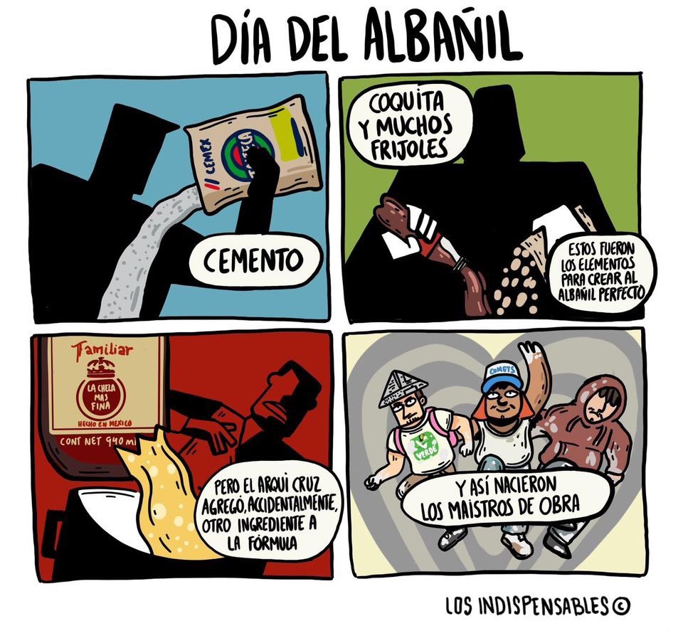losIndispensab2's tweet photo. FELIZ DÍA MAISTROS! 

#DiaDelAlbañil #mexico #meme https://t.co/IC4eBKYL6P