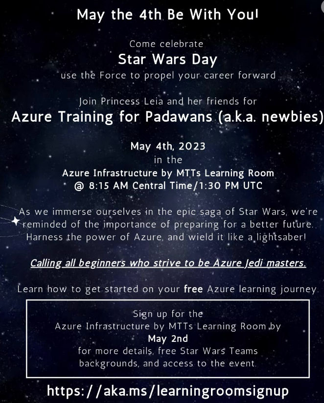 lilkonger's tweet photo. Looking for a career change?
Want to know what Azure is?
Love studying and collecting Microsoft certifications? Join this session May 4th @ 9:15am EST. See pic for more. https://t.co/5MzV3y2eT2
