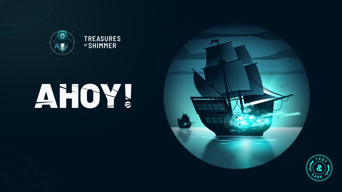 Yar Pirates 🏴‍☠️! An #airdrop bounty of up to 1.8 Million $SMR is up for grabs on our #ShimmerEVM Testnet ⚔️ Are you ready to set sail towards the Treasures of Shimmer? Head on down to #test2conquer &amp; follow yer fave project ⬇️
shimmer.network/treasures-of-s…
May the fiercest pirate win!🦜