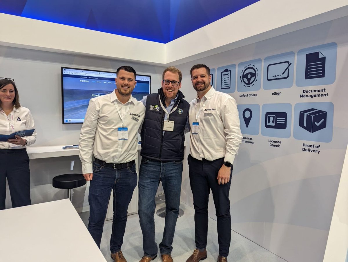 welchtp's tweet photo. Last week, our own Chris Welch and Jamie Sands travelled to Birmingham to attend the #CommercialVehicleShow2023
Through collaboration, we can drive innovation and create a more sustainable industry.
@VoltaTrucks #Qargo #CVS23 @Aquarius_IT https://t.co/061pZsqCGR