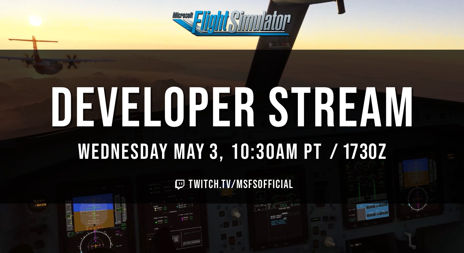 Microsoft Flight Simulator ✈️ on X: Join us in an hour's time