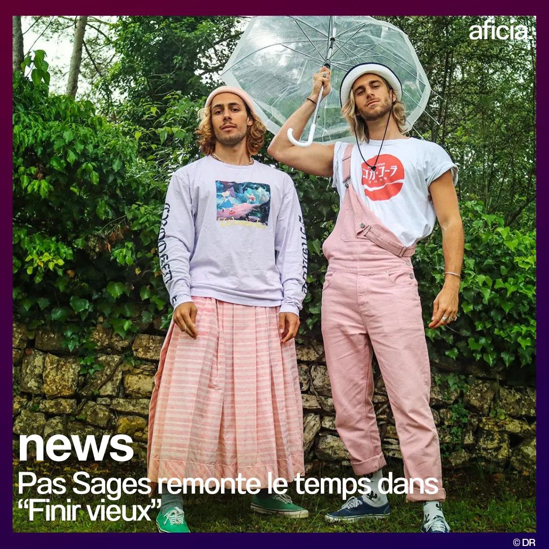 .<a href="/Pas_Sages_/">Pas Sages</a>, le duo le plus espiègle, poursuit son ascension avec son dernier single #FinirVieux désormais mis en images. Et quel clip ! 💗
▶ aficia.info/?p=241057