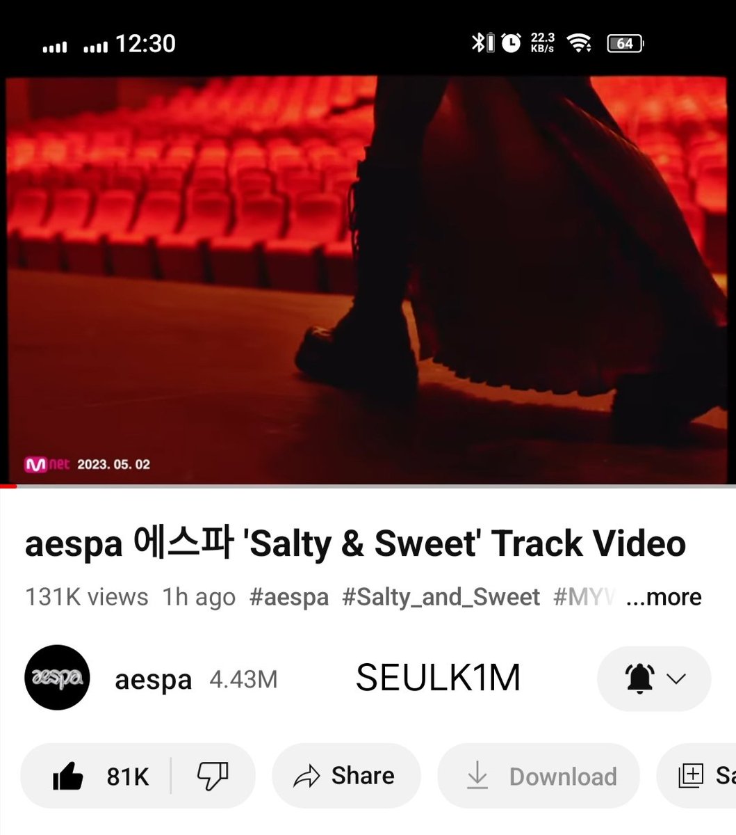 SEULK1M's tweet photo. SALTY AND SWEET TRACK VIDEO
#SaltyandSweet #aespa_MYWORLD 
#aespa @aespa_official https://t.co/sHzRq0Zzdt