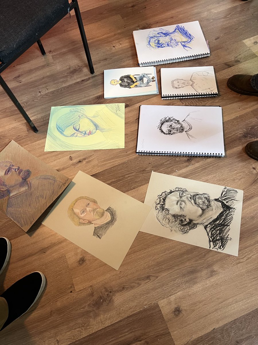 Paper&amp;PaletteWorkshops Portrait Drawing, Thursday 4th May - mailchi.mp/4afad9130eae/c…