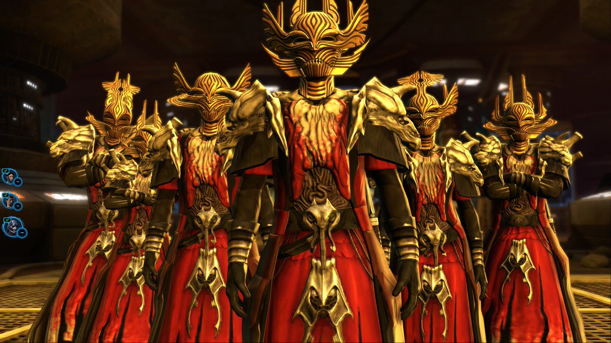mordorgeist's tweet photo. #swtorfamily I am convinced this is the best way to play the game! Our small Guild of #SWTOR RP Friends finished up the Belsavis Planetary Missions and freed the Dread Masters. Interacting within @bioware 's stories with your own Improv is throughly enjoyable! #SWTORNerd https://t.co/yXjI0Asxux