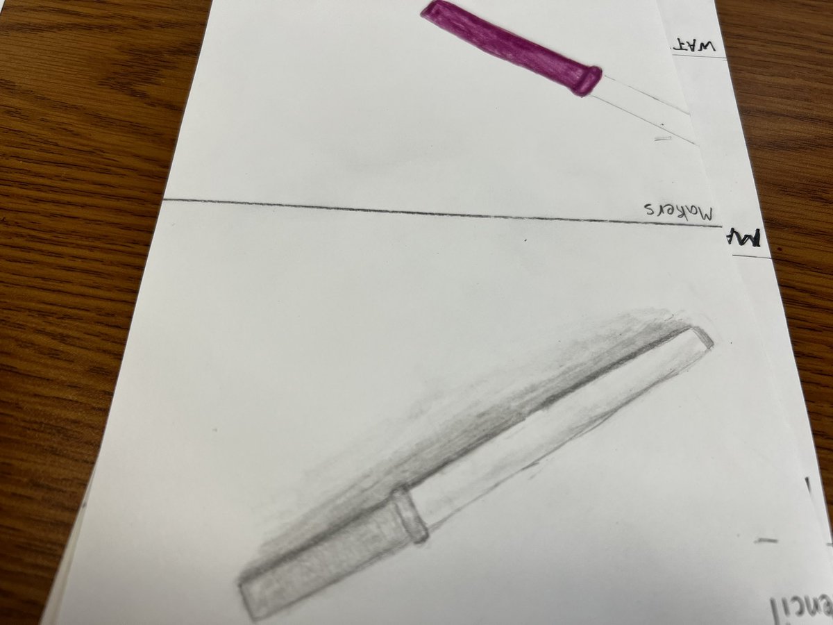 artBWHS's tweet photo. 5th grade students working on their object study as they explore creating value with a variety of techniques and materials! @BWISOH @BWLSD https://t.co/lI6Dq55iSb