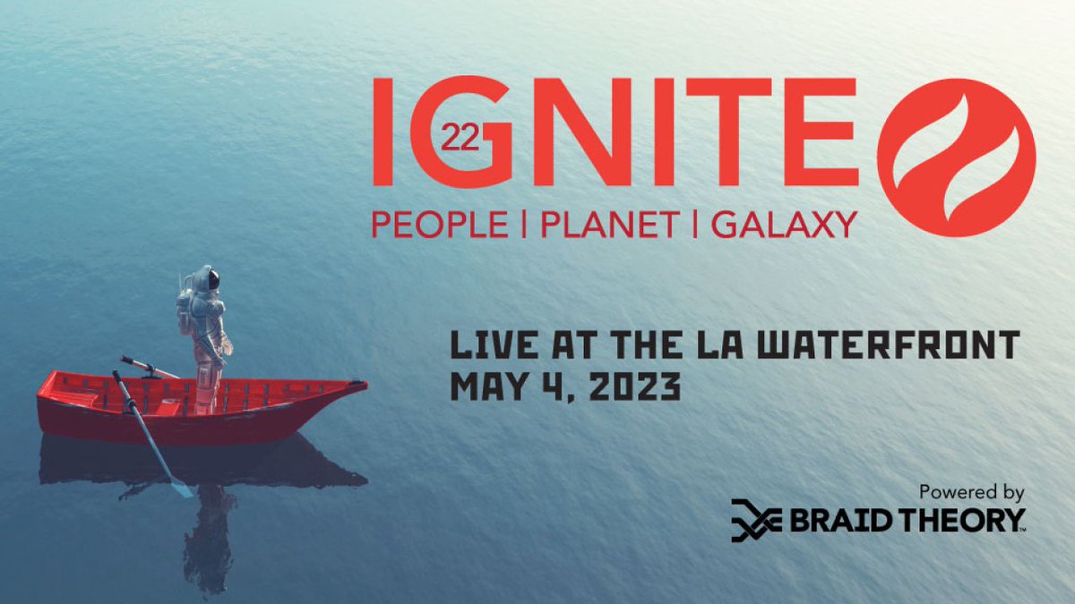 LA here we come - just 1 more day until IGNITE22: Global Tech Showcase &amp; Summit by <a href="/BraidTheory/">Braid Theory</a>! We'll be experiencing #techonology exhibits and live land/water demonstrations. Learn more: bit.ly/42fPB6O