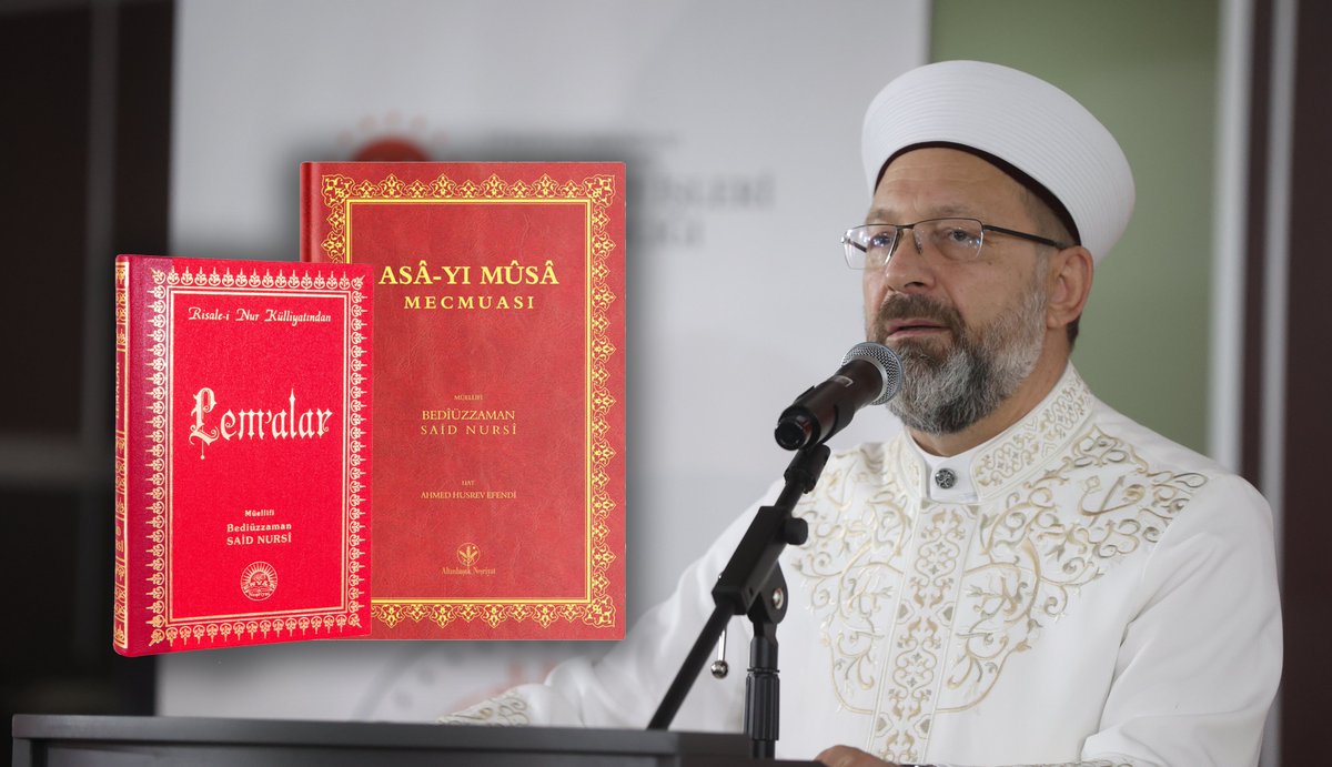dailyislamist's tweet photo. 🔴 Diyanet İşleri Başkanı Ali Erbaş'ın talimatıyla, Bediüzzaman Said Nursi'nin "Lem'alar" ve "Asâ-yı Musa" isimli eserleri ilk defa Diyanet tarafından basılmaya başlanacak. https://t.co/PwNezep7jH