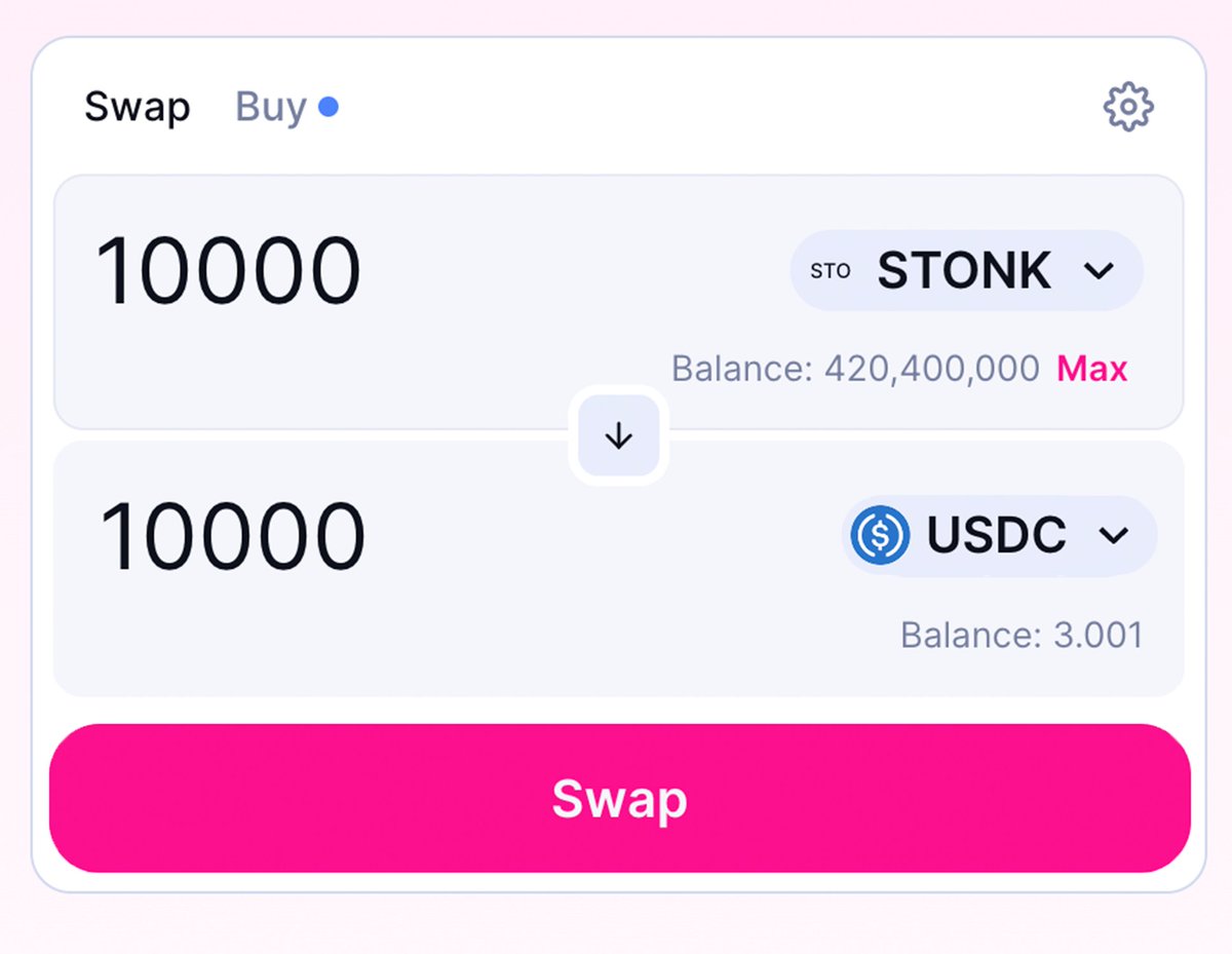 $STONK to $1

$STONK next $PEPE

comment " $STONK + your addy" below 👇

#Airdrop #memecoin