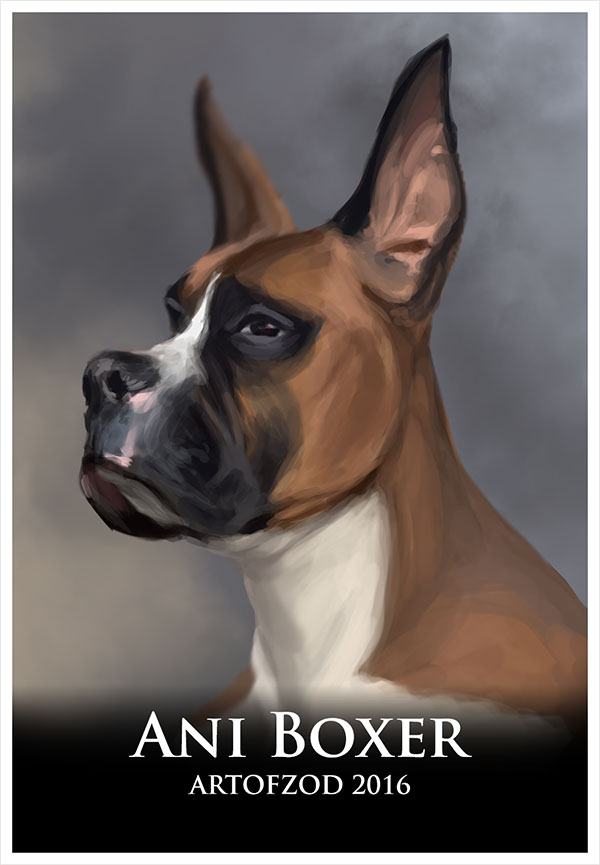 Boxer dog badge done back in 2016, character belongs to @ani_boxer ➕ Follows / ⭐ Likes / 🚀 Retweets is much appreciated ( ͡° ͜ʖ ͡°)b 🥔 #painting #digitalpainting #illustration #fantasyart #digitalart #commission #art #artwork #furryart #canine #boxer #dog