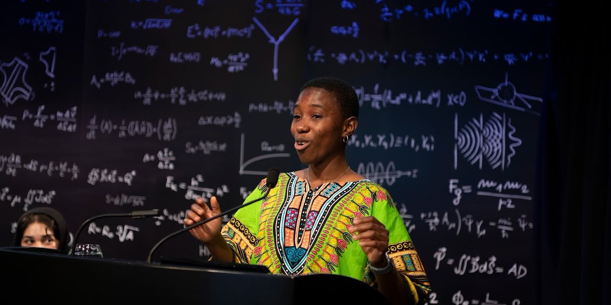 Perimeter's tweet photo. Perimeter proudly presented the inaugural Emmy Noether National Virtual Forum yesterday, hosted by The Honourable @LGLizDowdeswell. Thanks to our amazing speakers – @ZainabAzim_, @InackEstelle, @AstroKatie, and @TheMathGuru – for their insights on championing diversity in STEM. https://t.co/DnI5GK65W2
