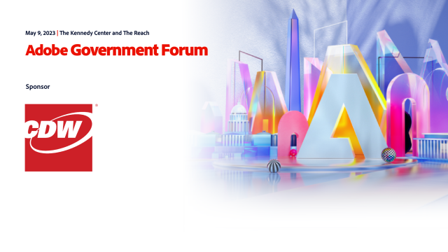 Transforming your agency’s approach to #GovernmentServices and people-first experiences begins at #AdobeGovForum. Join us there May 9 in Washington, D.C. to learn from top public sector leaders. Got questions? Let me know how I can help! #UX #cdwsocial dy.si/mBXpTF2