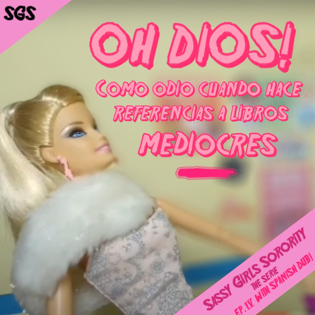 SGSTSOfficial's tweet photo. ¡Próximamente disponible el 4to episodio con doblaje al español!, #staytuned 📣

No te pierdas todas las noticias publicadas en nuestro Instagram, Twitter, TikTok, etc... 📷

📽️ YouTube Channel: Sassy Girls Sorority
#rosalia #yerimua #sassygirlssorority #stopmotion #dub #barbie https://t.co/ydEfiYS24e