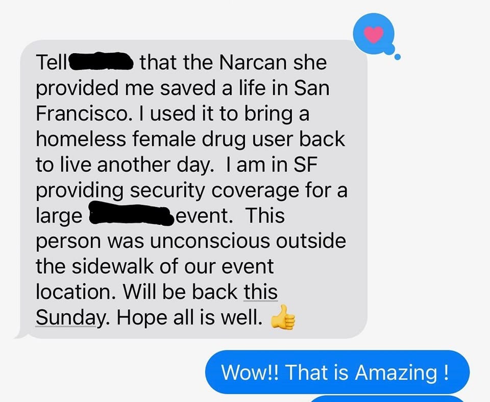 Randerson041's tweet photo. To all my friends out there working in #overdose #prevention, training people to use naloxone & distributing kits. I see, I'm grateful for you & what WE do matters. Trained in #Minnesota #SAVEDaLife in #California. #StopOverdoseDeaths #CarryNarcanNow #DeadPeopleDontRecover https://t.co/Tn51dIQpdO
