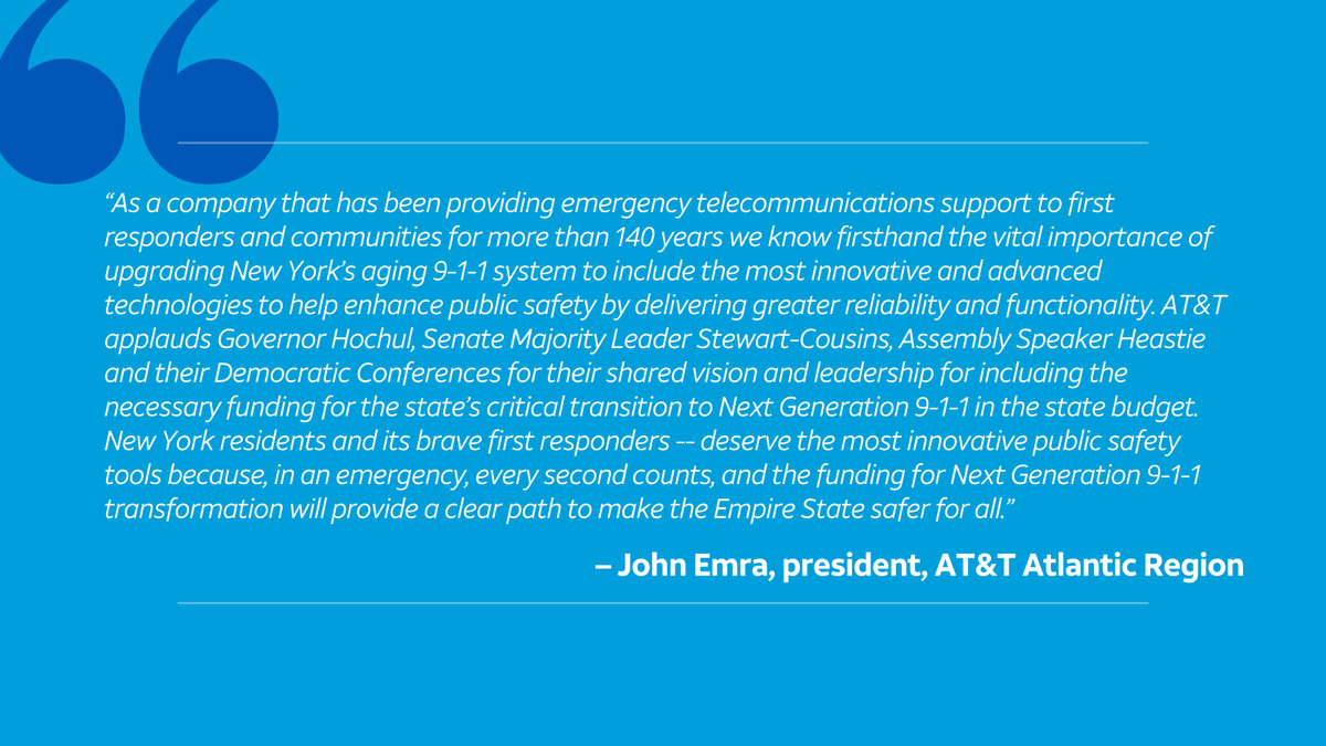 MobilizeNY's tweet photo. Thank you to @GovKathyHochul, @AndreaSCousins and @CarlHeastie for your shared vison and leadership in enhancing public safety across #NY by supporting the need to transform the state's aging 911 system to a state-of-the-art public safety communications system. #NG911🚒🚑🚓🚨👨🏻‍🚒👮🏽‍♂️ https://t.co/O7mgcbbWil