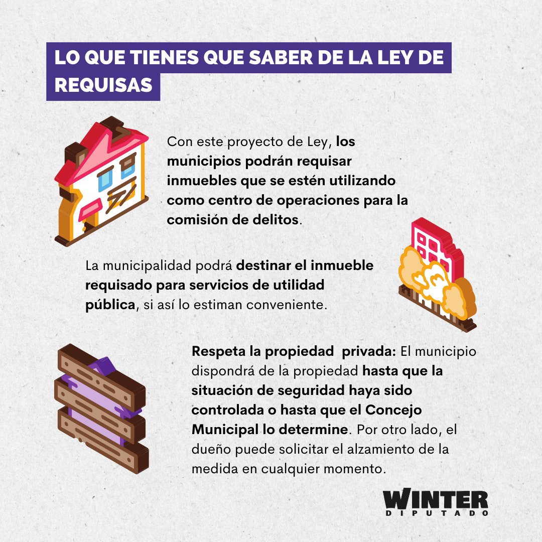 Con la #LeyRequisas, ¡le quitamos espacio al narco! ☝🏻 
Hoy diputados de AD y alcaldes de la RM anunciamos proyecto que permite a municipios requisar inmuebles abandonados que sean un problema de seguridad para la comuna y, además, disponer de ellos para servicios públicos🙌
