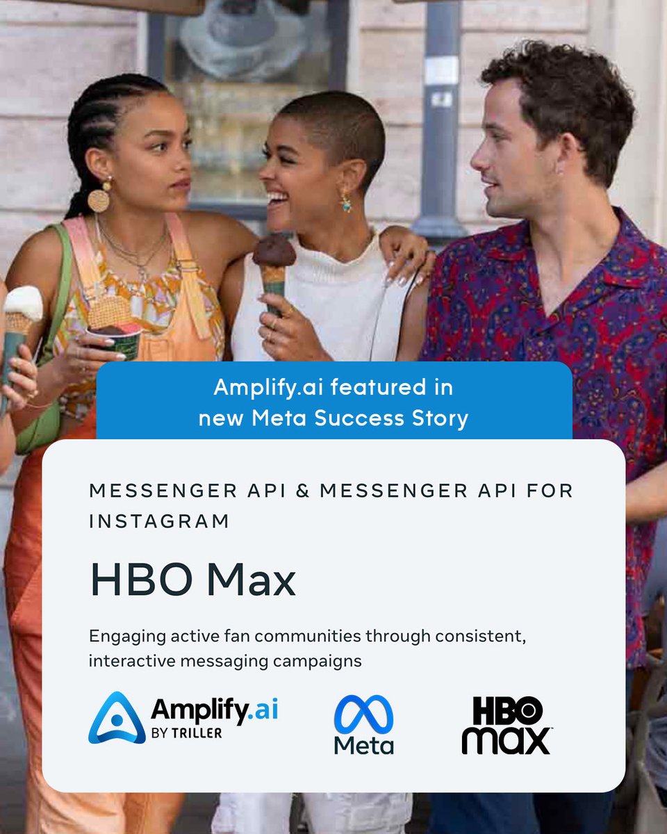 AmplifyDotAI's tweet image. Proud of our work together with @hbomax and @meta for Gossip Girls, featured in this new success story: developers.facebook.com/success-storie…